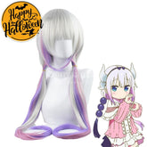 【In Stock】Anime Miss Kobayashi’s Dragon Maid Cosplay Kanna Kamui Cosplay Wig Cosplay Wigs